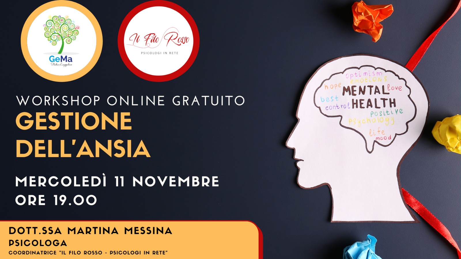 Workshop Gestione dell'Ansia